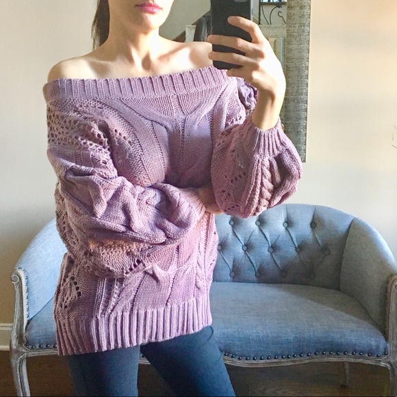✨ NEW✨Gorgeous Purple Sweater - Picture 5 of 7